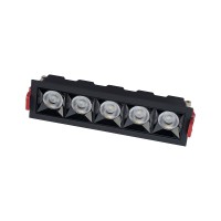 MINIS VS LED 20W, IP20 Stropní podhledové bodové svítidlo, těleso hliník, povrch černá, LED 20W, teplá 3000K nebo neutrální 4000K, 1800lm, Ra80, 230V, IP20, tř.2, rozměry 207x54x49mm, otvor 200x45mm