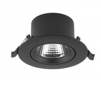 REGINAS LED 5W, 10W, 15W, IP20 Stropní podhledové bodové svítidlo, výklopné 30°, těleso plast, povrch černá nebo bílá, difuzor plast čirý, LED 5W, 10W, 15W,  teplá 3000K nebo neutrální 4000K, Ra80, 230V, IP20, tř.2, rozměry dle typu, otvor dle typu