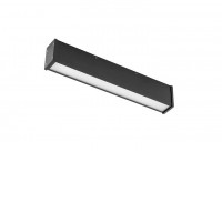 ZELATO LED 20W/35W/50W IP44 Stropní, přisazené svítidlo, základna kov, povrch černá, difuzor plast, LED 20W/1200lm, 35W/1800lm, 50W/3000lm, teplá 3000K, Ra80, 230V, do koupelny IP44, tř.1, rozměry dle typu