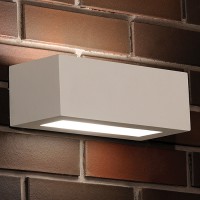 OLONIA 1X60W/2X60W E27 OBDÉLNÍK Nástěnné svítidlo, těleso plast, povrch bílá, krycí sklo číré, pro žárovku 1x60W/2x60W, E27. 230V, IP20, tř.1, rozměry 125x105mm, délka dle typu, svítí nahoru/dolů