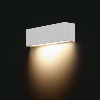 HERTA NXS 1x40W, E14 Nástěnné svítidlo, těleso kov, povrch bílá/šedostříbrná/černá grafit, pro žárovku 1x40W, E14, 230V, IP20, tř.1, rozměry 50x70x260mm, svítí dolů