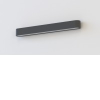 RETEL W LED 11W, T8/G13, IP20 Nástěnné svítidlo, těleso hliník, povrch bílá nebo šedočerná, difuzor plast opál, LED zářivka 11W, teplá 3000K, Ra80, 230V, T8/G13, IP20, tř.1, rozměry dle typu, svítí nahoru/dolů