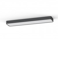 RETEL S II LED 2x11W, 2x16W, 5x16W, T8/G13, IP20 Stropní svítidlo, těleso hliník, povrch bílá nebo šedočerná, difuzor plast opál, LED zářivka 11W, 16W, teplá 3000K, Ra80, 230V, T8/G13, IP20, tř.1, rozměry dle typu
