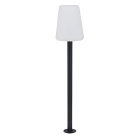 TULIN ST2 Stojací venkovní lampa, základna kov, povrch černá grafit, stínítko plast PE opál, pro žárovku 1x40W, E27, 230V, IP65, tř.1, rozměry d=275mm, h=1280mm