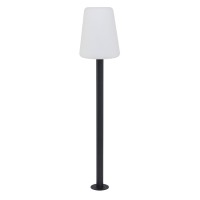 TULIN ST2 Stojací venkovní lampa, základna kov, povrch černá grafit, stínítko plast PE opál, pro žárovku 1x40W, E27, 230V, IP65, tř.1, rozměry d=275mm, h=1280mm