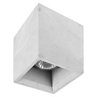 HERT S/M Stropní svítidlo, těleso beton, povrch beton, imitace opotřebení, pro žárovku 1x35W/1x75W, GU10, 230V, IP20, tř.1, rozměry dle typu
