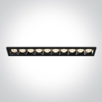 LESEI BI 20W/40W Stropní podhledové, bodové, svítidlo, těleso kov, povrch bílá, LED 20W/1600lm, 40W/3200lm, teplá 3000K, vyzař. úhel 38°, 230V, IP20, tř.2, rozměry dle typu.