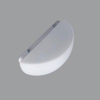 NELA 1 Nástěnné svítidlo, základna kov, povrch bílá, difuzor sklo triplex opál mat, pro žárovku 60W/E27, nebo LED, 230V, do koupelny IP43, zař.tř.1, 250x140x120mm
