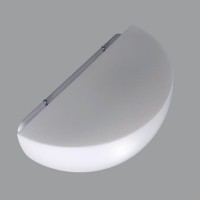 NELA 3 Nástěnné svítidlo, základna kov, povrch bílá, difuzor sklo triplex opál mat, pro žárovku 60W/E27, nebo LED, 230V, do koupelny IP43, zař.tř.1, 350x200x175mm