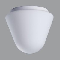 DRACO 1 Stropní svítidlo, základna kov, nebo polykarbonát, povrch bílá, difuzor sklo triplex opál mat, G24d-1, G24q-1, E27, 2G7, 230V, do koupelny IP43, rozměry d=220mm, h=190mm