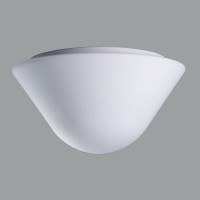 DRACO 4 Stropní svítidlo, základna kov, povrch bílá, difuzor triplex opál mat, E27, 2G10, G24d-3, G24q-3, 230V, stmívání 1-10V nebo DALI, do koupelny IP43, d=420mm, h=230mm
