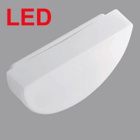 NARA LED Nástěnné svítidlo, základna kov, povrch bílá, difuzor sklo triplex opál, LED 15W, 1940lm/2030lm nebo 20W, 2590lm/2700lm, teplá 3000K nebo neutrální 4000K, stmívatelné DALI, 230V, do koupelny IP43, tř.2, rozměry dle typu,