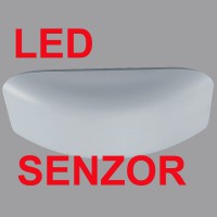 IMAGO LED senzor HF Stropní svítidlo, senzor pohybu HF, záběr 150°, dosah 8m, doba sepnutí 5s-5min, zákl kov, povrch šedá, dif plast polykarbonát/PMMA opál, LED 40W/49W, teplá 3000K/neutrální 4000K, 230V, zvýš krytí IP44, IK10, tř.1, 670x360x145mm.