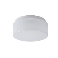 DELIA 1AA, IP54, d=140mm Stropní, přisazené svítidlo, základna kov, povrch bílá, difuzor PC opál, LED 5W, 620lm/650lm, teplá 3000K/neutrální 4000K, 230V, do koupelny IP54, IK10, tř.1, rozměry d=140mm, h=65mm