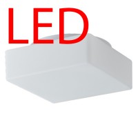 LINA 2 LED-1L12C03K53/035 9W/11W/15W IP43 Stropní, přisazené svítidlo, základna kov, povrch bílá, difuzor sklo triplex opál, LED 9W/11W/15W, teplá 3000K/neutrální 4000K, stmív DALI, 230V, zvýšené kytí IP43, tř.1, rozměry 260x260x110mm