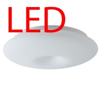 SATURN 1 LED-1L61C03KX64/462 18W Stropní, přisazené svítidlo, základna kov, povrch bílá, difuzor sklo triplex opál, LED 18W, 2270lm/2390lm, teplá 3000K/neutrální 4000K, 230V, IP20, tř.1, rozměry d=350mm, h=100mm