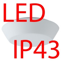 CRATER 3 LED-1L14C03K64/053 15W/20W IP43 Stropní, přisazené svítidlo, základna kov, povrch bílá, difuzor sklo triplex opál, LED 15W/20W, teplá 3000K/neutrální 4000K, stmív DALI, 230V, do koupelny IP43, tř.1, d=350mm, h=105mm