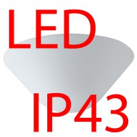 DRACO 5, LED-1L16B07K86/255 IP43 28W/36W Stropní, přisazené svítidlo, základna kov, povrch bílá, difuzor sklo triplex opál, LED 28W/36W, teplá 3000K/neutrální 4000K, stmív DALI, do koupelny IP43, tř.1, rozměry d=490mm, h=230mm