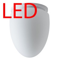 MIRA LED-5L06C06S6/195 29W IP41 Stropní svítidlo, základna kov, povrch bílá/mosaz lesk, difuzor sklo triplex opál, LED 29W, 3900lm/4110lm, teplá 3000K/neutrální 4000K, stmív DALI, 230V, IP41, tř.1, d=350mm, h=430mm