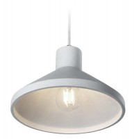 BAGNOLET Závěsné svítidlo, lustr, základna kov, těleso sádra, povrch bílá, pro žárovku 1x40W, E27, 230V, IP20, tř. 1,  rozměry d=250mm, h=2500mm vč závěsného kabelu, lze zkrátit