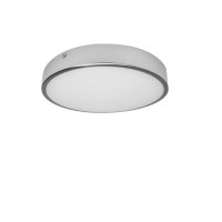 DEST R 16W Stropní přisazené svítidlo, kruhové, těleso kov, povrch chrom, difuzor plast opál, LED 16W, 1280lm, teplá 3000K nebo neutrální 4000K, Ra80, 230V, do koupelny IP44, rozměry d=145mm, h=25mm.