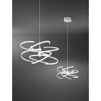KISSING HL 60W/80W CCT Nástěnné svítidlo, základna hliník, povrch bílá, dif. plast opál, LED 60W/4800lm, 80W/6400lm, přepín. CCT teplá 3000K-denní 6000K, stmív., Ra80, 230V, IP20, tř.1, rozměry dle typu.