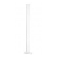 BLECKEDE FL Stojací lampa, těleso hliník, povrch bílá mat/zlatá mat, difuzor plast opál, LED 30W, 2400lm, CCT přepín teplota teplá 3000K, neutrální 4000K, denní 6000K, stmívatelné, 230V, IP20, rozměry 250x100x1510mm.