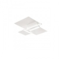 BLECKEDE CL2 Stropní přisazené svítidlo, těleso hliník, povrch bílá mat/zlatá mat, difuzor plast opál, LED 18W/1440lm, 24W/1920lm, CCT přepín teplota teplá 3000K, neutrální 4000K, denní 6000K, 230V, IP20, rozměry dle typu.