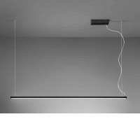ZAO HL 35W CCT Závěsné svítidlo, hliník, bílá/černá/hnědá, dif. plast opál, LED 35W, 2800lm, přepín. CCT teplá 2700K/3000K-neutr 4000K, stmív. TRIAC, Ra80, 230V, IP20, 1515x40mm, vč závěs lanka l=1500mm, lze zkr, svítí dolů.