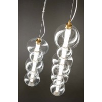 DENIT HL 24W/38W/50W Závěsné svítidlo, lustr, těleso hliník, povrch broušená zlatá, dif plast opál, krycí sklo čiré, LED 24W/1920lm, 38W/3040lm, 50W/4250lm, teplá 3000K, 230V, IP20, tř.1, rozměry dle typu, vč závěs kabelu l=1500mm, lze zkr.