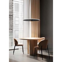 ZELIAS HL 50W Závěsné svítidlo, lustr, těleso hliník, povrch broušená zlatá + bílá/černá, dif plast opál, LED 50W, 3500lm, teplá 3000K, stmív, Ra80, 230V, IP20, tř.1, rozměry d=710mm, h=90mm, vč závěs lanka l=2260mm, lze zkr, svítí nahoru/dolů