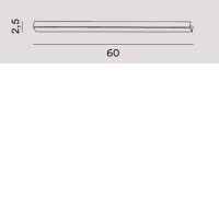 LEHE základna Základna pro vytvoření lineárního systému s bodovými svítidly, těleso kov, povrch bílá/černá, rozměry 600x25mm, vč. lineární spojovacího systému.