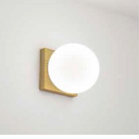 KODE 8W IP40 Stropní svítidlo, těleso hliník, povrch bílá/šedá/mosaz, difuzor sklo opál, LED 8W, 856lm, teplá 3000K, Ra90, 230V, IP40, tř.1, rozměry d=100mm.