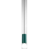 LUDEK HL 1x60W E27 Závěsný kabel s objímkou, těleso kov a keramika, povrch bílá lesk/modrá lesk/šedá lesk/vínová lesk/zelená lesk, pro žárovku 1x60W, E27, 230V, IP20, tř.1, rozměry d=80mm, h=160mm, černý PVC závěs kabel l=3000mm, lze zkr