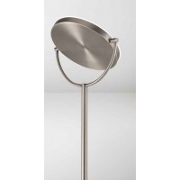 ZILE FL 30W Stojací lampa, nastav. směr svícení, těleso kov, povrch bílá/šedá, difuzor plast opál, LED 30W, 2968lm, teplá 3000K, dotyk stmívání, Ra80, 230V, IP20, tř.3, rozměry d=230mm, h=1900mm.