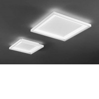 COCOAS WL/PL 30W/40W Nástěnné nebo stropní svítidlo, těleso kov, povrch bílá, dif plast opál, LED 30W/2400lm, 40W/3200lm, teplá 3000K, Ra80, 230V, IP20, tř.1, rozměry dle typu, svítí nahoru/dolů.