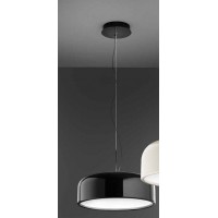 EVZENO HL 20W+10W/40W+10W CCT Závěsné svítidlo, kov, krémová/černá/šedá, dif. plast opál, LED 20W+10W/40W+10W, přepín. CCT teplá 2700K/3000K-neutr 4000K, Ra90, 230V, IP20, tř.1, rozměry dle typu, svítí nahoru/dolů.