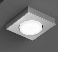 OIZUMI WL/PL 1x15W GX53 Stropní nebo nástěnné svítidlo, těleso hliník, povrch bílá/hnědá/matný, pro žárovku 1x15W, GX53, 230V, IP20, tř.1, rozměry 115x115x25mm.