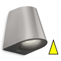 VIRGA DOLU Nástěnné, bodové, svítidlo, těleso hliník, povrch černá, nebo nerez, LED 1x4W, teplá 2700K, 270lm, 230V, IP44, tř.1, rozměry 92x103x122mm, svíti dolů