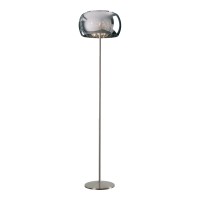 SABADEL FL Stojací lampa, základna kov, povrch chrom, difuzor sklo 30% transparent chrom, pro žárovku 4x33W, G9, 230V, IP20, tř.2, rozměry d=400mm, h=1580mm.