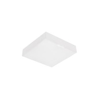 PETRO SQ Stropní, čtvercové svítidlo, těleso plast bílá, difuzor plast opál, LED 6W/480lm, 10W/800lm, 16W/1200lm, 20W/1600lm, neutrální 4000K, Ra80, 230V, IP20, tř.2, rozměry dle typu.