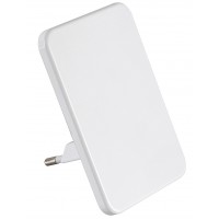 NIGHTLY plug Noční orientační svítidlo do zásuvky, se soumrakovým senzorem, večer rozsvítí, ráno zhasne, těleso plast, bílá, difuzor plast opál, LED 0,28W, 3lm, teplá 3000K, 230V, IP20, tř.1. rozměry: 60x90x30mm