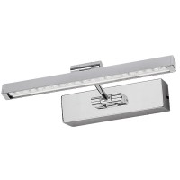 MIRAGILO WALL LED Nástěnné svítidlo pro osvětlení obrazů, nebo k zrcadlu , nastavitelný sklon svícení, těleso kov, povrch chrom lesk, LED 1x5W/8W, teplá 3000K, 300lm/580lm, 230V, IP20, tř.1. 1 rameno, rozměry dle typu