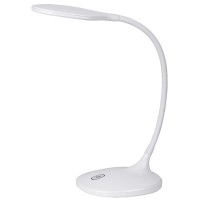 MIRNO TABLE LED 1x7W Stolní lampa, flexibilní rameno, husí krk, základna plast, difuzor plast mat, LED 1x7W, teplá 3000K, 550lm, 230V, IP20, tř.1. rozměry w=300mm h=430mm