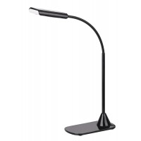 SPEZIA STOLNÍ LAMPA ČERNÁ/STŘÍBRNÁ Stolní lampa, těleso kov, povrch stříbrná/černá, difuzor plast, LED 6W, 350lm, neutrální 4500K, 230V, IP20, tř.1. rozměry l=155mm, h=400mm, vypínač na tělese.