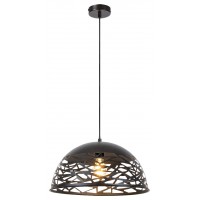 NORAN Závěsné svítidlo, základna kov, povrch černá nebo bílá, stínítko kov, pro žárovku 1x60W, E27, 230V, IP20, rozměry d=400mm, vč.záv.kabelu l=1270mm, lze zkrátit