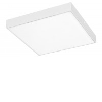 MELILOB SQ 18W/24W, CCT, IP44 Stropní venkovní svítidlo, těleso kov, povrch bílá/černá, difuzor plast opál, LED 18W/1800lm, 24W/2500lm,  přepínačem CCT nast teplota teplá 2800K - denní 6000K, Ra80, tř.2, 230V, IP44, rozměry dle typu.