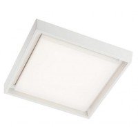 ORIADI SQUARE LED 25W, IP54 Stropní venkovní svítidlo čtvercové, základna hliník, difuzor plast opál, LED 1x25W, teplá 3000K, 1950lm, 230V, IP54, tř.1. rozměry 270x270x54mm