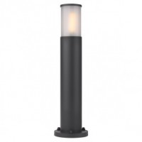 OTO SLOUPKOVÉ 1X42W E27 Venkovní sloupkové svítidlo, těleso hliník, povrch matný tmavě šedá/hnědá rez, difuzor sklo bílá opál, pro žárovku 1x42W, E27, 230V, IP54, tř.1, rozměry 168x650x108mm