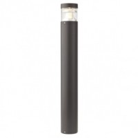 JULIUS LED 12W, IP54 Venkovní sloupkové svítidlo, těleso hliník, povrch matný tmavě šedá/hnědá rez, reflektor hliník, difuzor polykarbonát transparentní, LED 1x12W, 488lm, teplá 3000K, 230V, IP54, tř.1, rozměry 120x900mm
